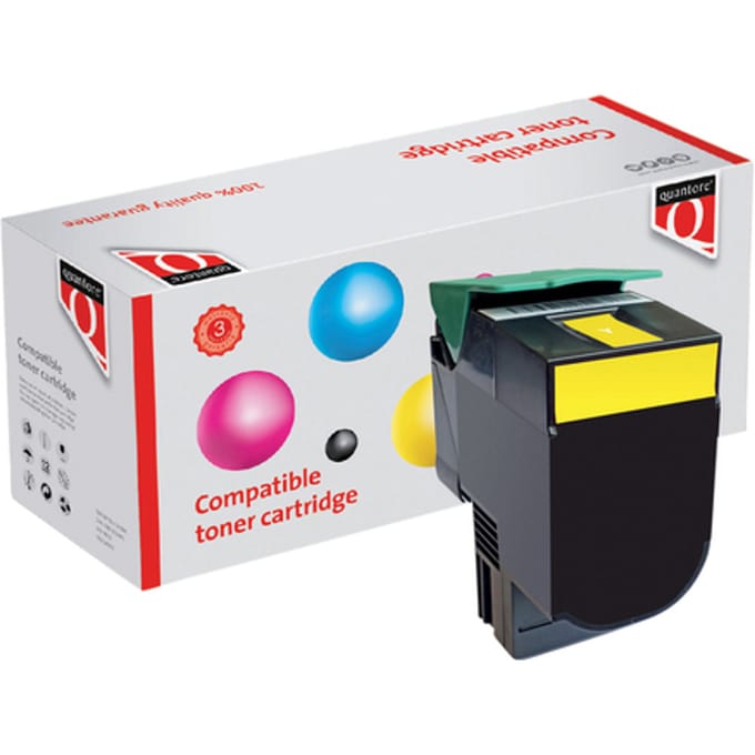 Tonercartridge Quantore alternatief tbv Lexmark C544X2YG geel