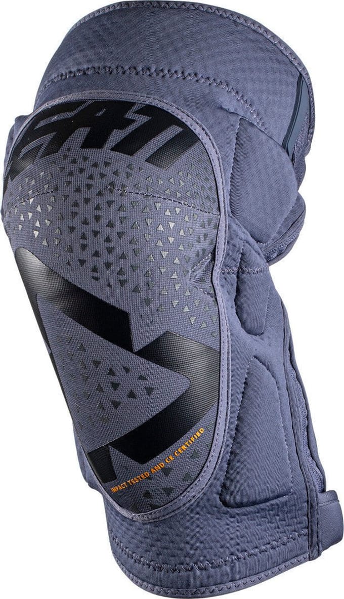 Leatt 3DF 5.0 Zip Donkerblauwe Motocross Kniebeschermers -