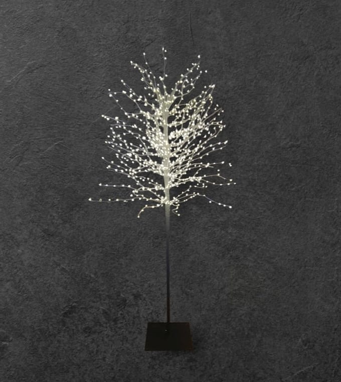 Luca Lighting Zwart Boom met Witte 900LED Verlichting - H180 x Ø80 cm