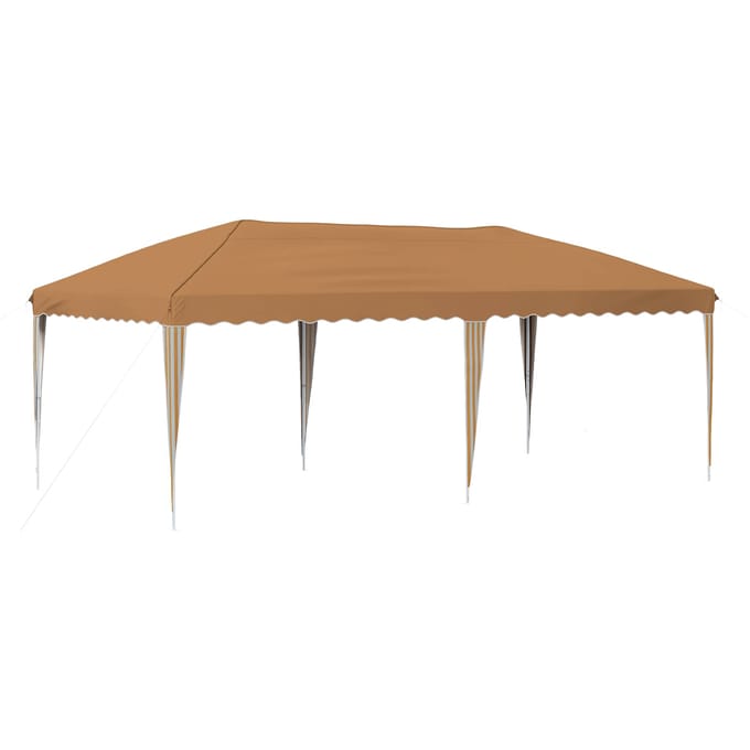 vidaXL - Pop-up - Feesttent - 575 - x - 290 - x - 245 - cm - Beige