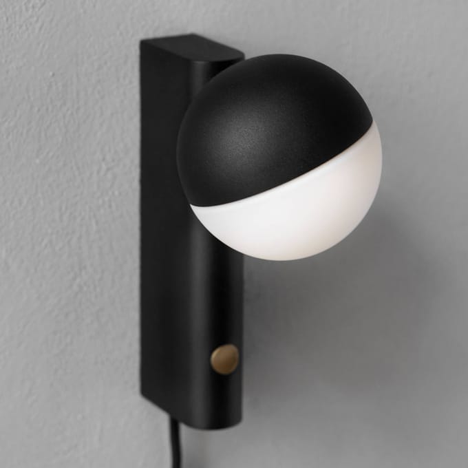 Northern Balancer Mini Wandlamp/ Tafellamp Zwart