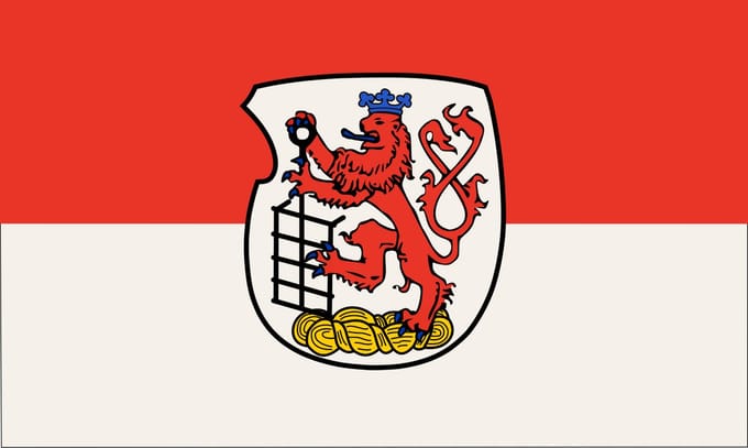 Vlag Wuppertal 100x150cm
