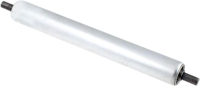 Transportrol - Conveyor Roller - Materiaaltransport - Koolstofstaal Constructie - 25mm x 200mm - Zilverkleurig