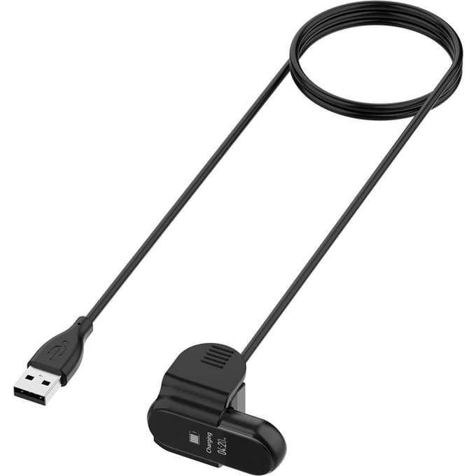 Oplaadkabel voor Mi Band 6 Vervangende Oplader Adapter Oplaadkabel Snoer zwart