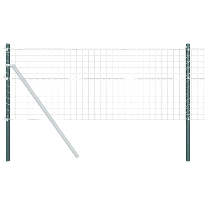 vidaXL - Hekpaal - 2 - st - Groen - 100 - cm - Poedercoated - staal