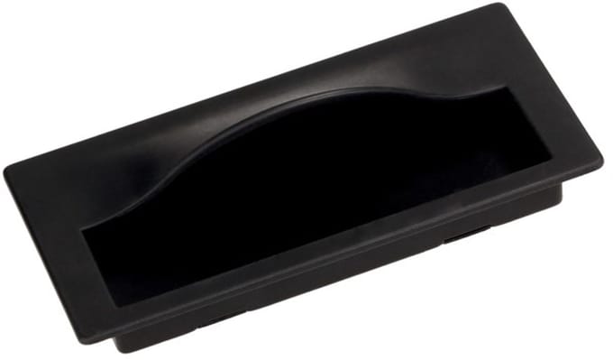 Gamet MD15 - Meubelgreep - Zwart Mat - 96mm - Ingebouwde Handgreep