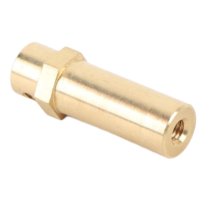 Askoppeling 5MM Messing Hoge Sterkte Robuuste Constructie Motoraskoppeling voor Roestvrij Staal beige