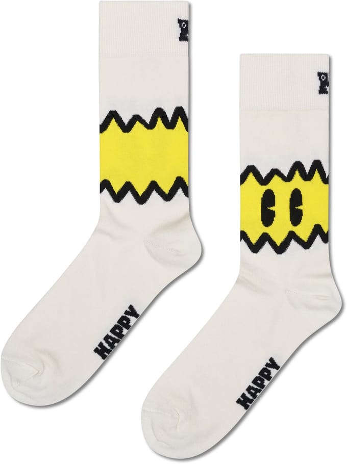 Happy Socks Chicken Sock - unisex sokken - wit - Unisex - Maat: 41 - 46