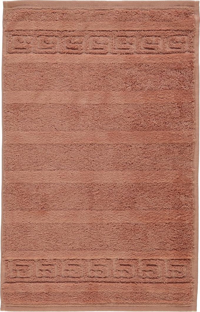 CAWÖ Noblesse Uni Gastendoekje - Bruin - 30x50 Cm