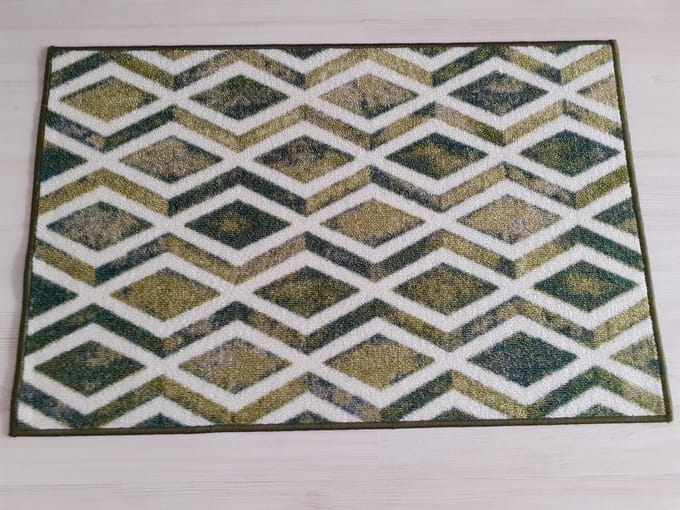 FOTAPIJT - Badmat - Bedrukte deurmat -Binnen - Termo Antislip - 50x75 cm - 5 mm - Wasbaar - Polyamide