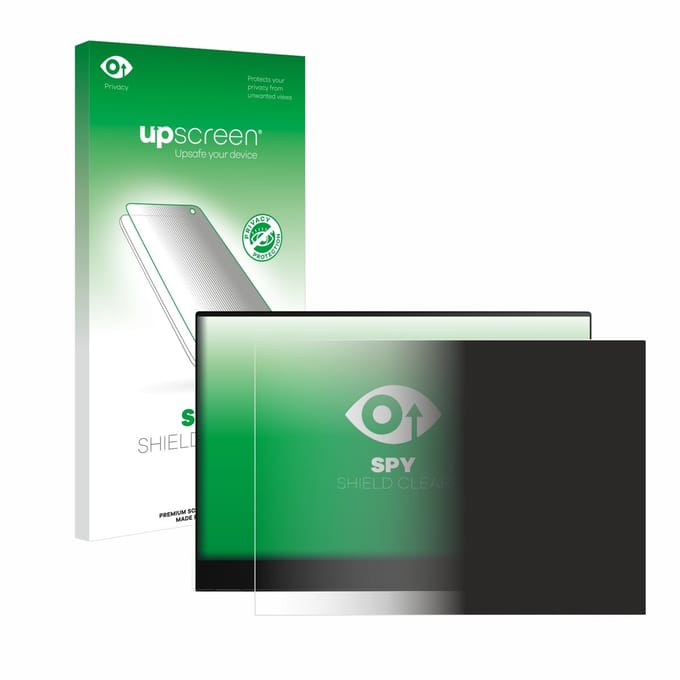 upscreen - privacy screenprotector voor Lenovo ThinkVision M14t Gen 2 - Folie Beschermfolie Blauwlichtfilter