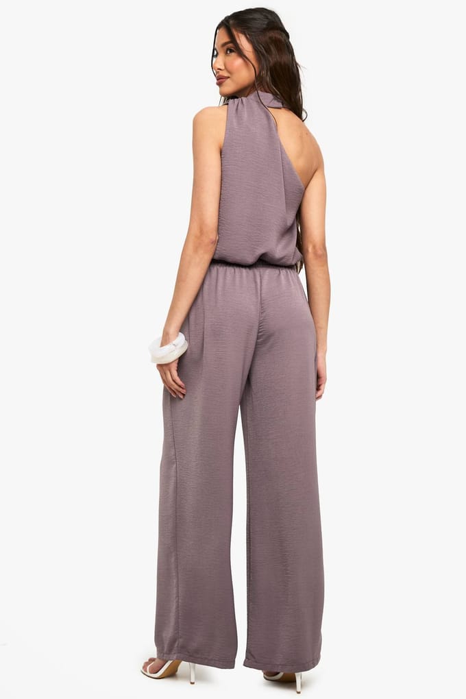 boohoo Dames Geweven wijde broeken | Mocha | Maat: 16