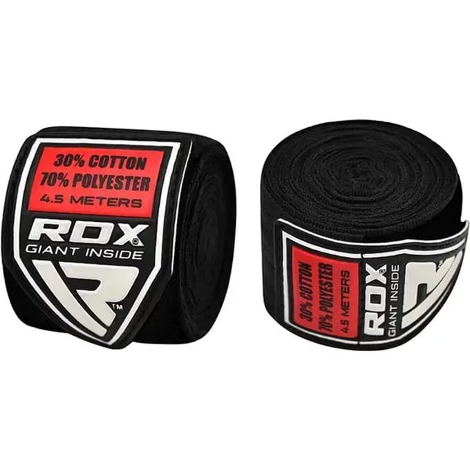 RDX WX PLUS - Professionele Boksbandages - Zwart