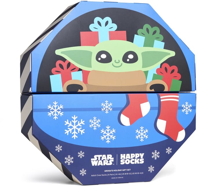 Happy Socks - STAR WARS 6-Pack Grogus Holiday Gift Set - Unisex - Sokken