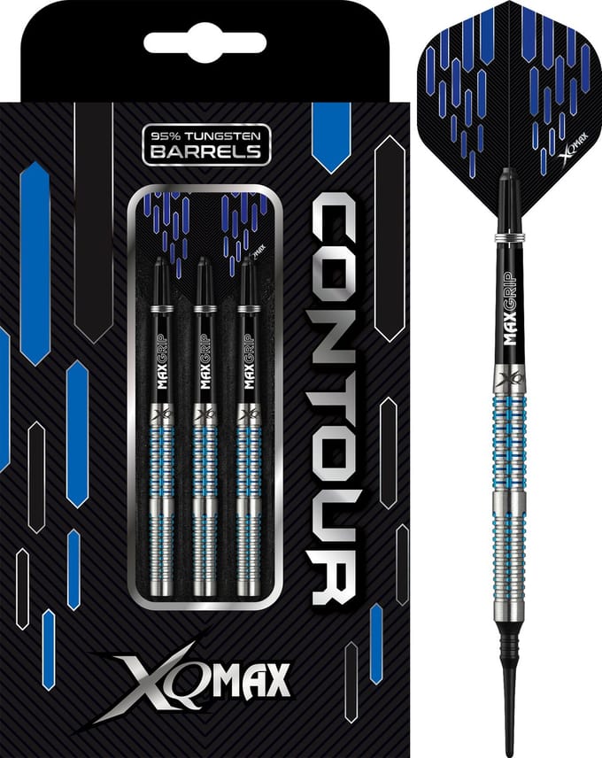 XQMax Contour M3 95% Soft Tip - Dartpijlen