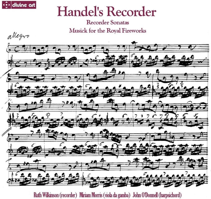 Wilkinson, Ruth - Morris, Miriam - O'donnell, John - Handel's Recorder (CD)