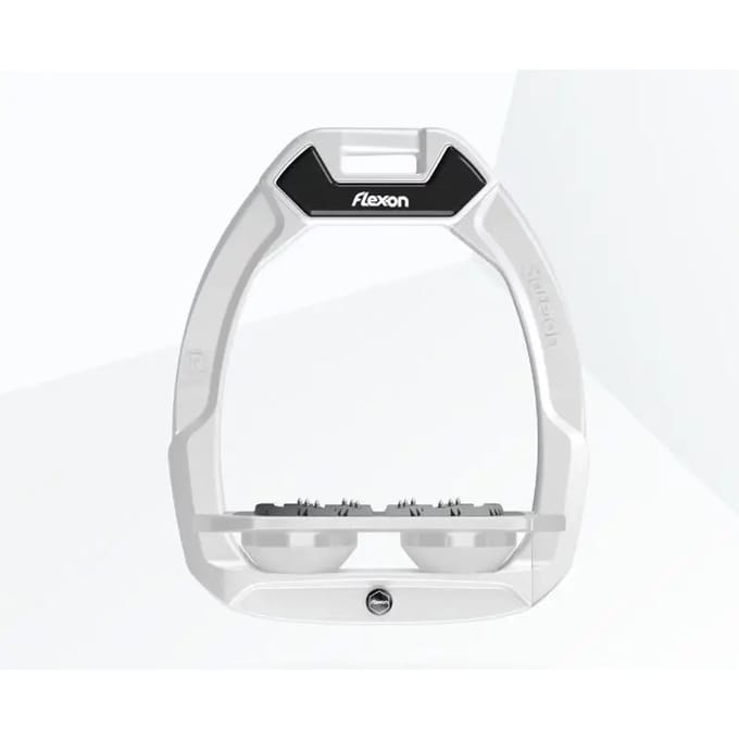 Veiligheidseisen van paardrijden Plat Ultra Grip Wit/Grijs/Wit Flex-On Safe-On
