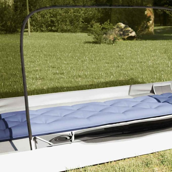 vidaXL - Binnentent - 1-persoons - Zwart - Met - gaasdoek