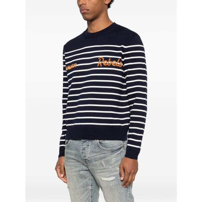 Dsquared2 blauw/wit gestreept mangaas