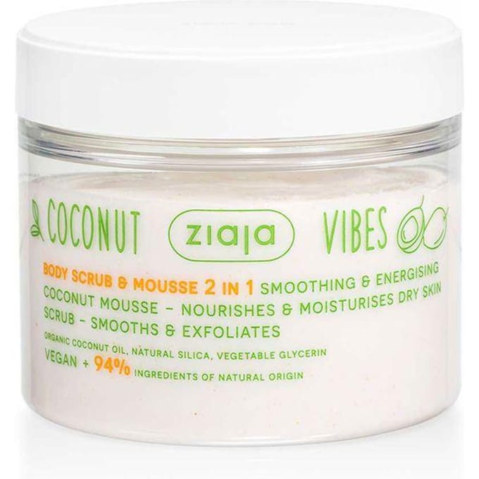 Lichaam Exfoliator Ziaja Coconut & Orange Vibes 270 ml Mousse