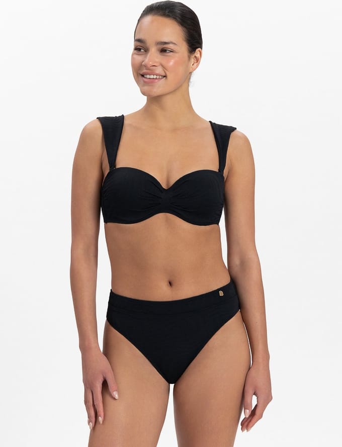 Beachlife Black Swirl Dames Bikinitopje - Maat 80D