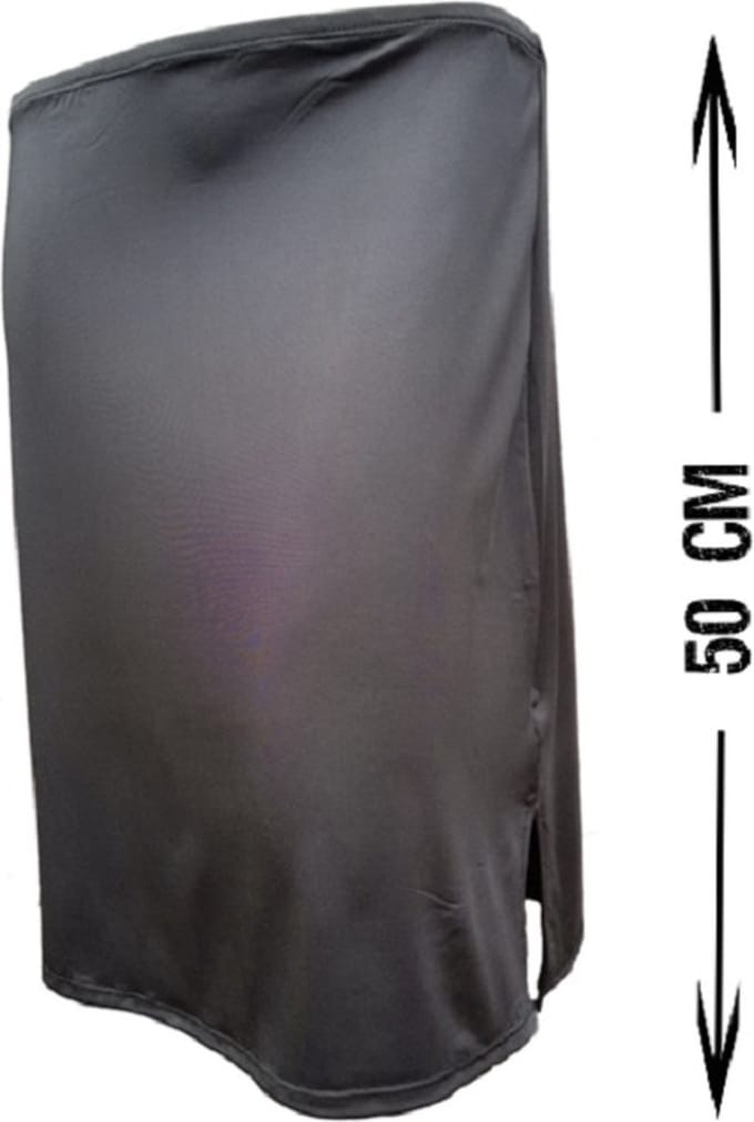 J&C dames onderrok 50 cm 5568 - maat S - zwart