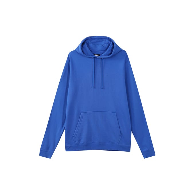 Nike Effen Kleur Sport Casual Pullover Hoodie Heren hoodies Blauw BV6166-474 XS blue