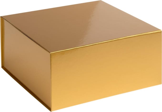 Cadeaudoos GOUD, 23x23x11cm (5 stuks)