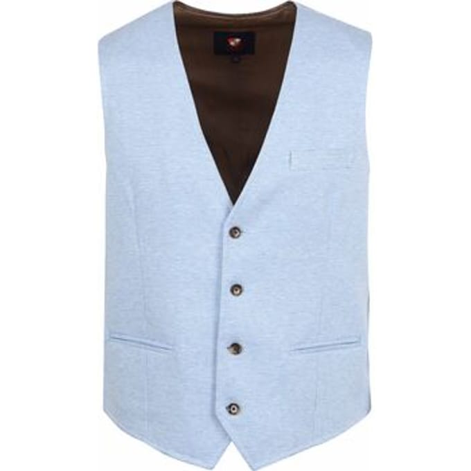 Suitable Gilet Gris Blauw - Maat 48 - Heren