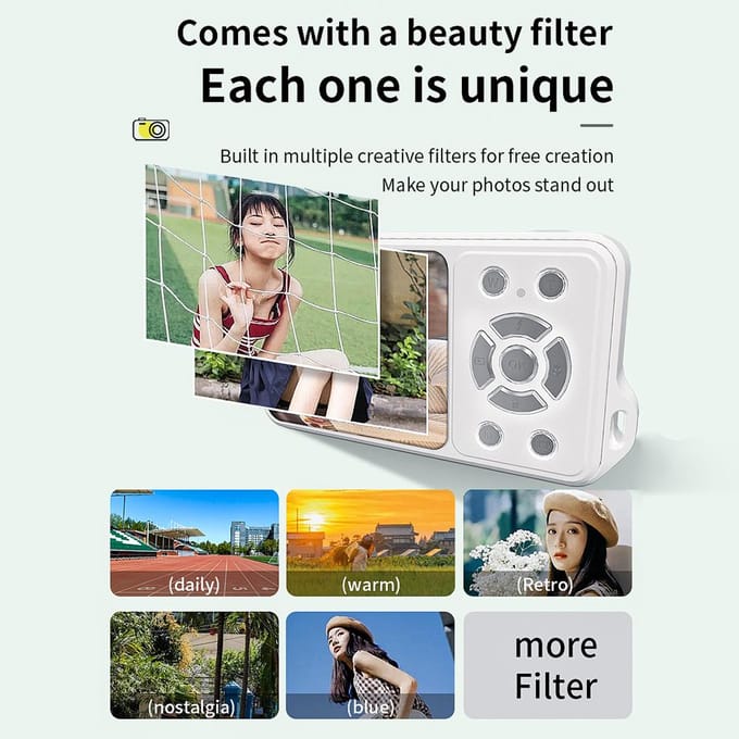 4K Digitale Camera Digitale Videocamera 50MP 2.2 Inch IPS Scherm Autofocus 16X Digitale Zoom wit