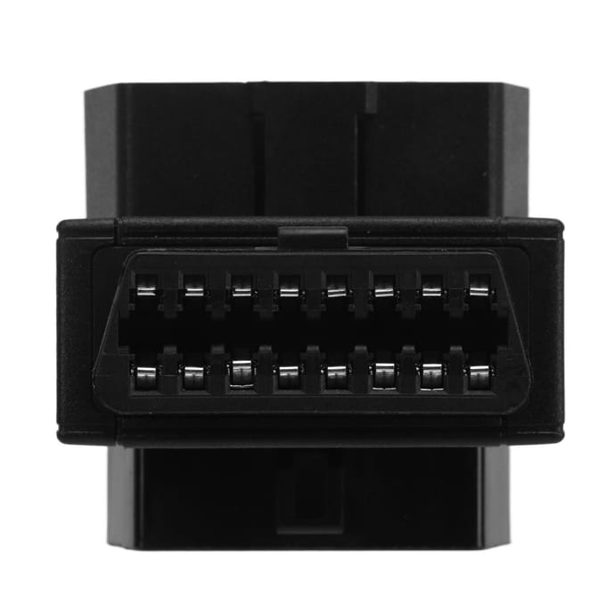 OBD2-adapter 16-pins mannelijk naar 2 vrouwelijk plug-and-play splitterconnector voor diagnostische extender black
