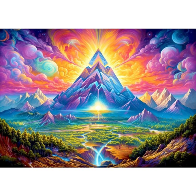 Puzzel 1000 Stukken - Natuurlijke Piramides
