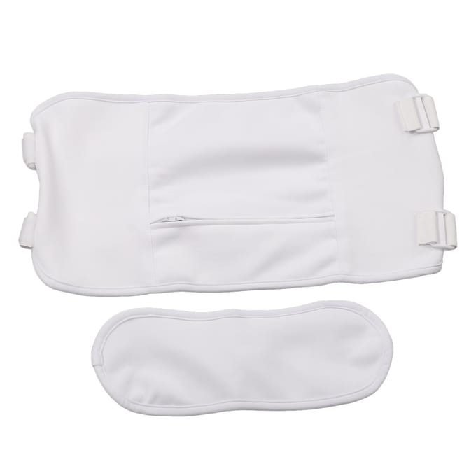 Castoroliepakking Set Wit Herbruikbaar Wasbaar Castorolie Kompreswikkel Set voor Ontsteking white