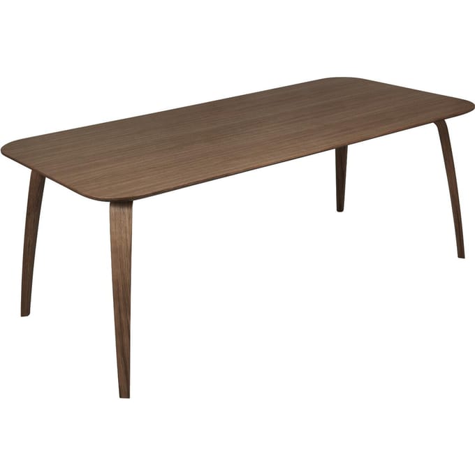 Gubi - Gubi Dining Table rechthoekig - Walnoot