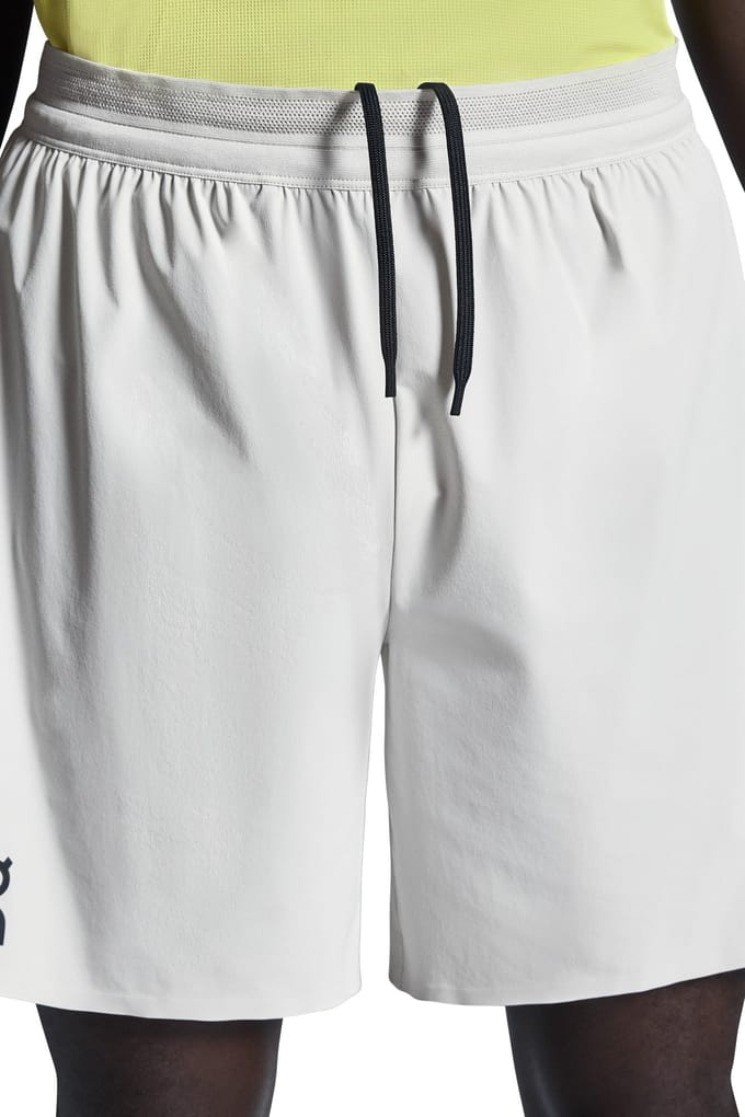On 7 Performance Shorts 1 M Silver Maat: XXL | Korte Broeken Outlet | Heren | Wit