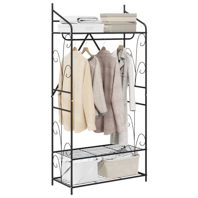 vidaXL - Open - Kledingkast - Effen - 78 - x - 36 - x - 158 - cm