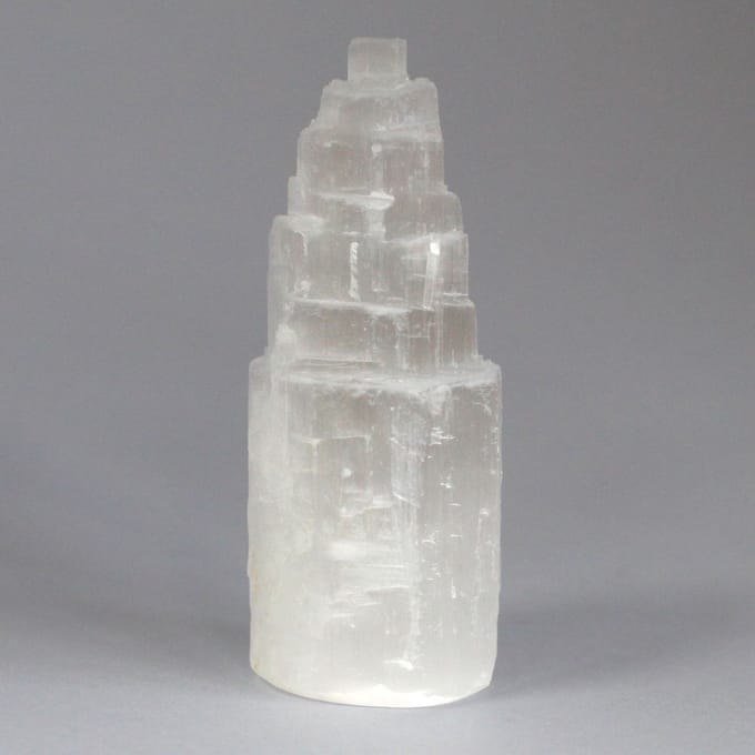 Natuurlijke Seleniettoren - 10 cm