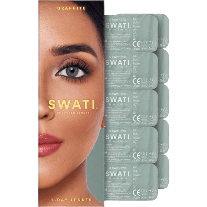 Swati Graphite 1-Day Lenses 1 paar