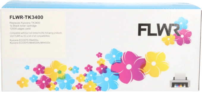 FLWR Kyocera Mita TK-3400 zwart (Huismerk (compatible))
