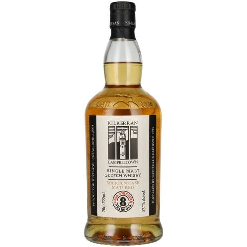 Kilkerran Glengyle Distillery 8 Years Old Campbeltown Single Malt Bourbon Cask Matured 57,7% Vol. 0,7l