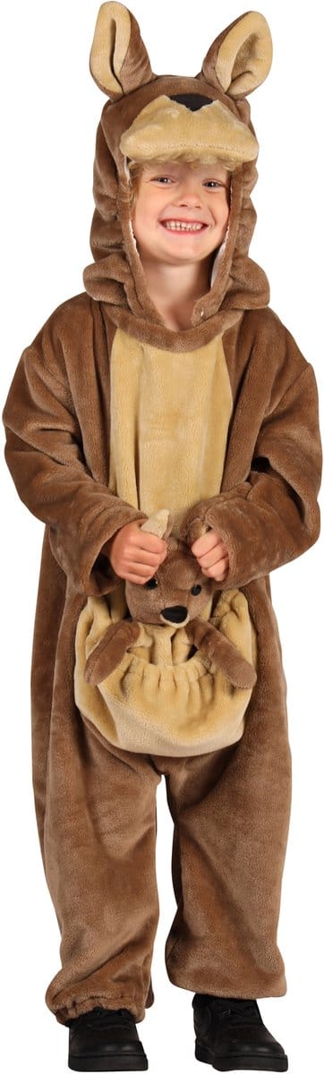 Onesie Dierenkostuum - Kangoeroe Pluche - Kinderen