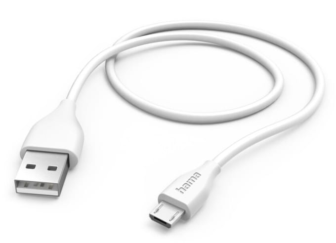Hama Oplaadkabel USB-A - Micro-USB 1,5 M Wit