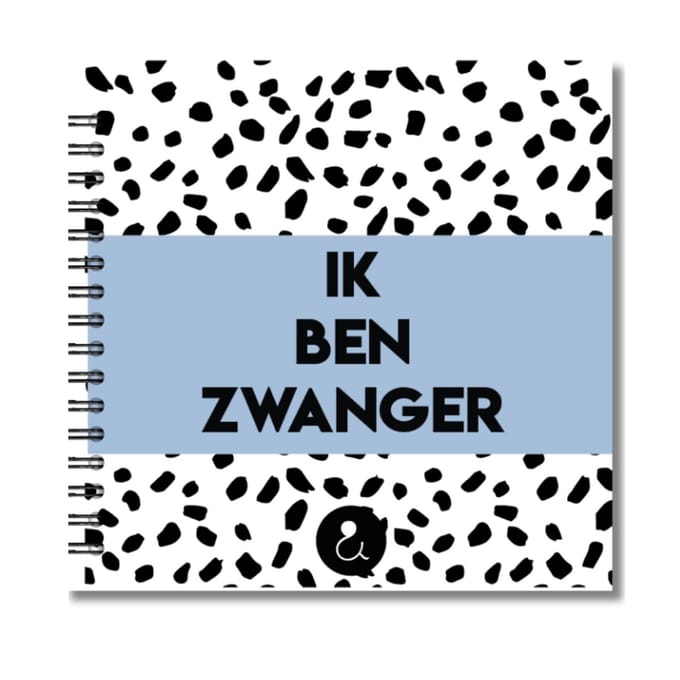 Invulboek zwangerschap | Ik ben zwanger | Dots Blauw