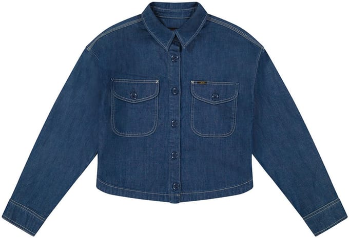 Lee 112370962 Overhemd Met Lange Mouwen Blauw M Vrouw