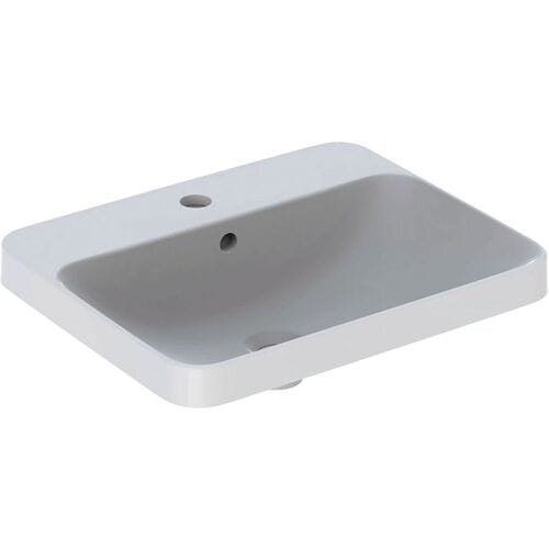 Geberit VariForm built-in washbasin, rectangular, with tap hole bench 500.741.01.2