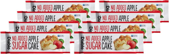 Diablo | No Added Sugar | Apple Cake | 8 Stuks | 8 x 450 gram