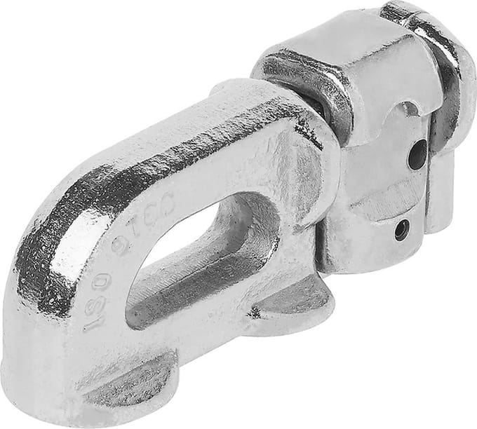 ProPlus Stud fitting voor bindrail - dubbel - hoge trekkracht - ISO gecertificeerd - 62 x 27 x 18,5 mm
