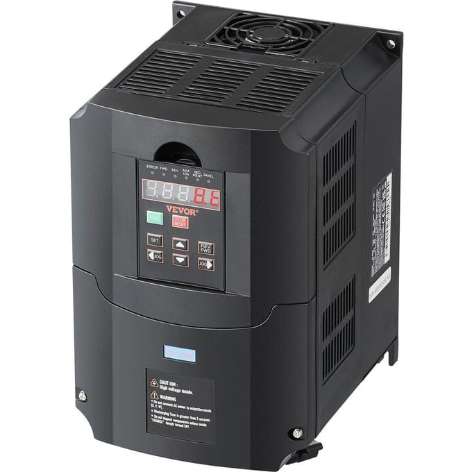 10 CV, 7,5 kW, 35 A 220 V Entrée Monophasée ou Triphasée vers Sortie Triphasée VFD 0-400 Hz