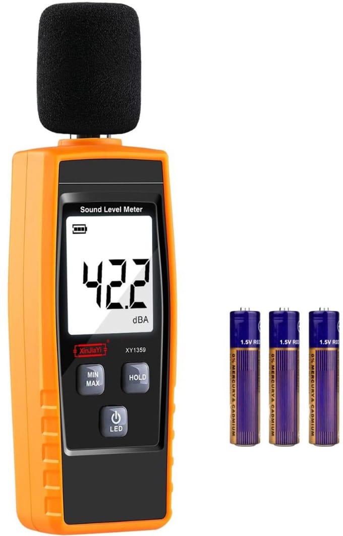 Professionele Decibelmeter - DB Meter - Geluidsmeter - Oranje