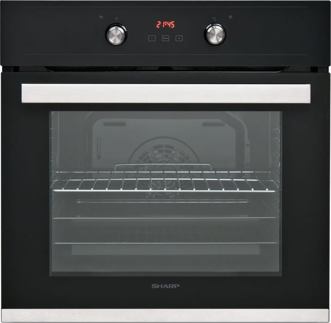 Sharp K-60D22BM - Inbouwoven - zwart